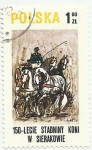 Stamps Poland -  CUADRO DE UN CARRUAJE