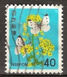 Stamps : Asia : Japan :  "Las flores de violación." 