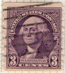 Stamps United States -  3 Washington