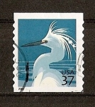 Stamps United States -  Suwy Egret.