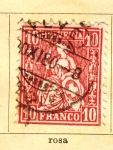 Stamps Switzerland -  Helvetia Ed 1867