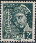 Stamps France -  MERCURIO 1938-41. Y&T Nº 405