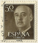 Stamps Spain -  ESFINGE DE FRANCO