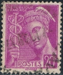 Sellos de Europa - Francia -  MERCURIO 1938-41 Y&T Nº 410