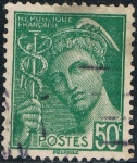 Stamps : Europe : France :  MERCURIO 1938-41 Y&T Nº 414B