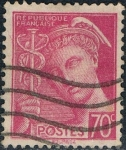 Stamps : Europe : France :  MERCURIO 1938-41 Y&T Nº 416