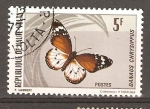 Stamps Africa - Burkina Faso -  MARIPOSAS