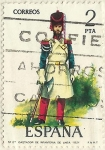 Stamps Spain -  SOLDADO 