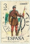 Stamps Spain -  SOLDADO 