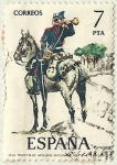 Stamps Spain -  TROMPETA DE ARTILLERIA