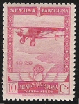 Stamps Spain -  Spirit of Sant Luis over the cost of Europe
