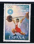 Stamps Spain -  Edifil  2099  XX Juegos Olímpicos de Munich.  
