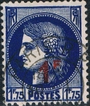Stamps : Europe : France :  TIPO CERES 1938 SOBRECARGADO. Y&T Nº 486