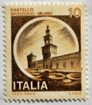 Stamps Italy -  Castillo