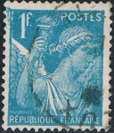 Stamps : Europe : France :  TIPO IRIS 1944. Y&T Nº 650