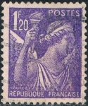 Sellos del Mundo : Europa : Francia : TIPO IRIS 1944. Y&T Nº 651