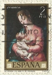 Stamps Spain -  LA VIRGEN Y EL NIÑO