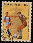 Stamps Africa - Burkina Faso -  COUPE DU MONDE DE FOOTBALL MEXICO`86