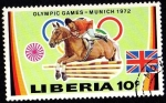 Stamps Liberia -  OLIMPIC GAMES - MUNICH 1972