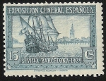 Stamps : Europe : Spain :  Santa María y vista de Sevilla