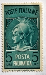 Stamps Italy -  Posta Pneumatica