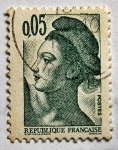 Stamps France -  Rostro- La Libertad Guiando al Pueblo.