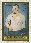 Stamps Spain -  AUTORRETRATO DE PABLO RUIZ PICASSO