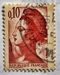 Stamps France -  Rostro- La Libertad Guiando al Pueblo.
