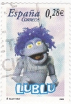 Stamps Spain -  LOS LUNNIS -Lublu          (k)