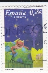 Stamps Spain -  LOS LUNNIS -Nos vamos a la cama    (k)