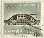 Stamps Spain -  PALACIO DE DEPORTES DE MADRID