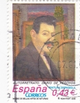 Stamps Spain -  Autorretrato de Darío de Regoyos       (k)
