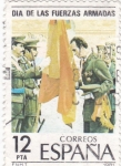 Stamps Spain -  Día de las Fuerzas Armadas            (k)