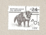 Stamps Africa - Benin -  Hiena Hyanea brunnea