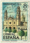 Stamps Spain -  CATEDRAL DE MONTEVIDEO