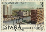 Stamps Spain -  CENTRO DE LA CIUDAD DE GUATEMALA