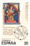 Stamps Spain -  VIII Centenario de las Cortes de León        (k)