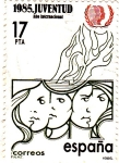 Stamps Spain -  Año Internacional de la Juventud     (k)