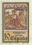 Stamps Spain -  NAVIDAD 1980