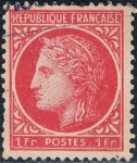Stamps : Europe : France :  CERES DE MAZELIN 1945-47. Y&T Nº 676