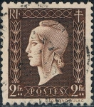 Sellos de Europa - Francia -  MARIANNE DE DULAC 1945. Y&T Nº 692