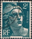 Stamps : Europe : France :  MARIANNE DE GANDON 1945-47. Y&T Nº 713