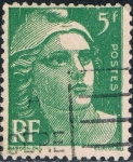 Stamps France -  MARIANNE DE GANDON 1945-47. Y&T Nº 719