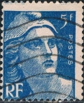 Stamps France -  MARIANNE DE GANDON 1945-47. Y&T Nº 719B