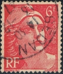 Stamps France -  MARIANNE DE GANDON 1945-47. Y&T Nº 721