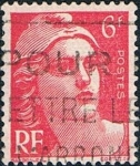 Stamps France -  MARIANNE DE GANDON 1945-47. Y&T Nº 721A
