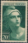 Stamps France -  MARIANNE DE GANDON 1945-47. Y&T Nº 730