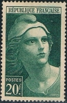 Sellos de Europa - Francia -  MARIANNE DE GANDON 1945-47. Y&T Nº 730