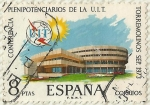 Stamps Spain -  CONFERENCIA PLENIPOTENCIARIOS DE LA U.I.T.