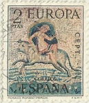 Stamps Spain -  MOSAICO ROMANO ( MERIDA )